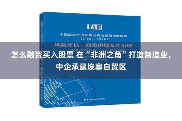 怎么融资买入股票 在“非洲之角”打造制造业，中企承建埃塞自贸区